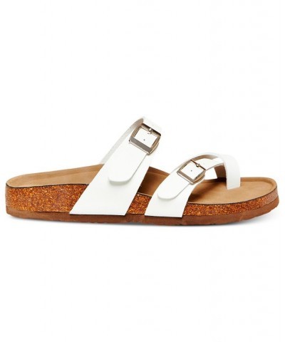 Bryceee Footbed Sandals White $32.45 Shoes