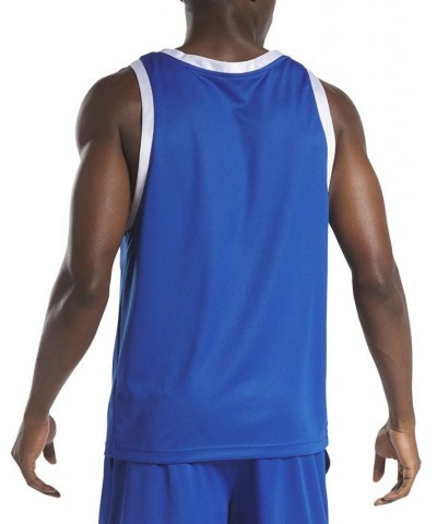 Men's Basketball Mesh Logo Tank Blue $24.75 T-Shirts