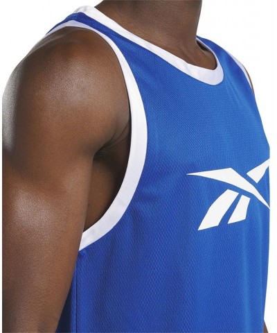 Men's Basketball Mesh Logo Tank Blue $24.75 T-Shirts