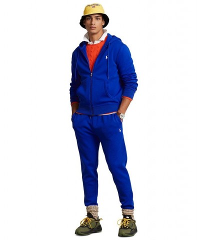 Men's Double-Knit Full-Zip Hoodie Blue $38.05 Sweatshirt