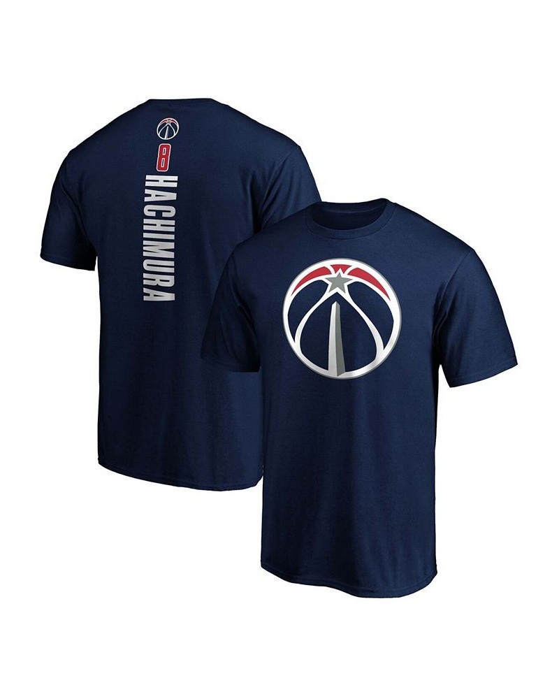 Men's Rui Hachimura Navy Washington Wizards Playmaker Name and Number Team Logo T-shirt $16.32 T-Shirts