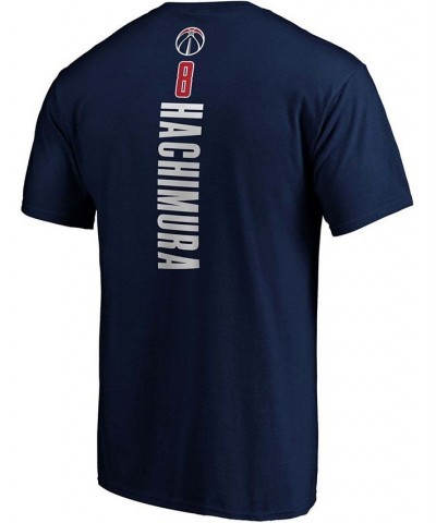 Men's Rui Hachimura Navy Washington Wizards Playmaker Name and Number Team Logo T-shirt $16.32 T-Shirts