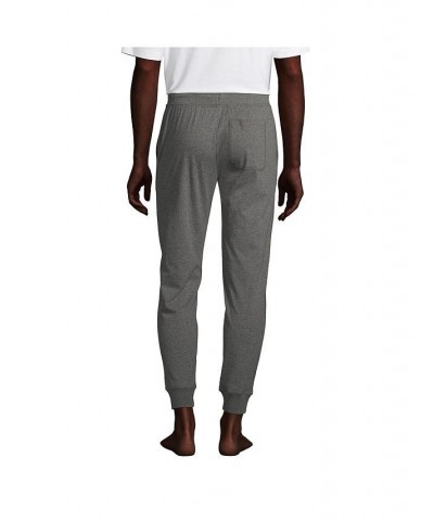 Men's Knit Jersey Sleep Jogger Gray $26.98 Pajama