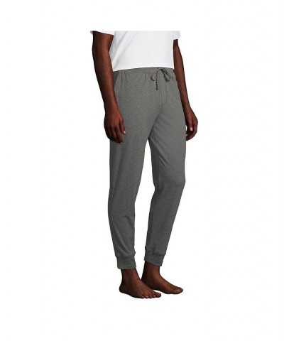 Men's Knit Jersey Sleep Jogger Gray $26.98 Pajama