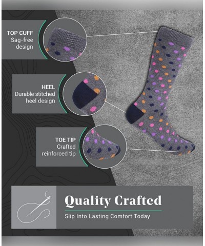 Men's Bold Designer Dress Socks Pack of 6 PD05 $15.98 Socks